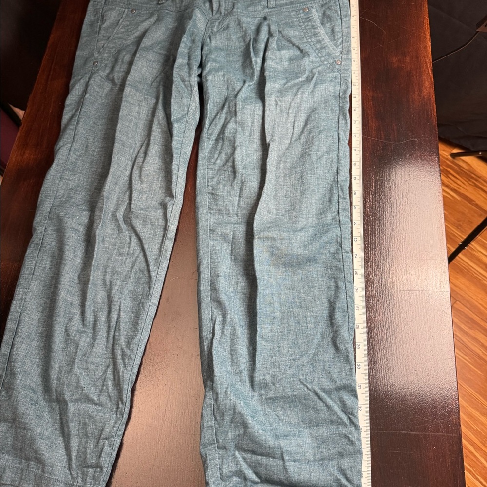 Prana Women's Denim Blue Straight Leg Pants